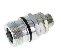 Steel DN 12.5 Hydraulic Coupling Socket 12 mm S Compression Ring ISO 14541/8434-1 D M36 x 2