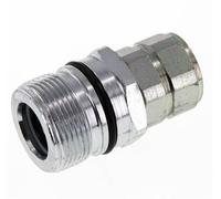 Steel DN 12.5 Hydraulic Coupling Socket G 1/2 inch Female Threads ISO 14541 D M36 x 2