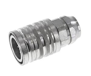 Steel DN 12.5 Hydraulic Coupling Socket G 3/8 inch Female Threads ISO 7241-1 A D 20.5mm