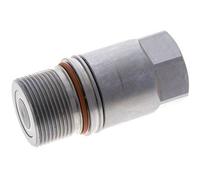 Steel DN 12.8 Flat Face Hydraulic Socket G 1/2 inch Female Threads ISO 16028 D M36 x 2
