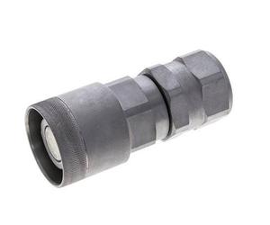 Steel DN 15 Flat Face Hydraulic Plug G 1 inch Female Threads ISO 16028 D M43 x 2