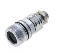 Steel DN 20 Hydraulic Coupling Socket 15 mm L Compression Ring Bulkhead ISO 14541/8434-1 D M42 x 2