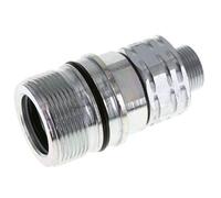 Steel DN 20 Hydraulic Coupling Socket 15 mm L Compression Ring ISO 14541/8434-1 D M42 x 2