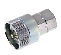 Steel DN 25 Hydraulic Coupling Plug G 1 inch Female Threads D M48 x 3