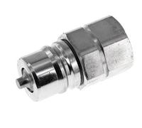 Steel DN 25 Hydraulic Coupling Plug G 1 inch Female Threads ISO 7241-1 A D 34.3mm