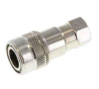 Steel DN 5 Hydraulic Coupling Socket G 1/8 inch Female Threads ISO 7241-1 B D 10.9mm