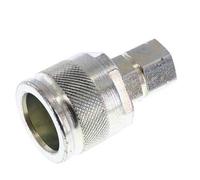 Steel DN 6.3 Hydraulic Coupling Plug G 1/4 inch Female Threads ISO 14541 D M24 x 2