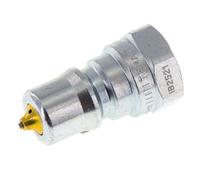 Steel DN 6.3 Hydraulic Coupling Plug G 1/4 inch Female Threads Pressure Eliminator ISO 7241-1 B D 14.2mm