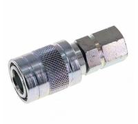 Steel DN 6.3 Hydraulic Coupling Socket G 1/4 inch Female Threads ISO 7241-1 A D 12mm