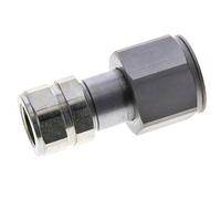 Steel DN 8.7 Flat Face Hydraulic Plug G 1/2 inch Female Threads ISO 16028 D M30 x 2