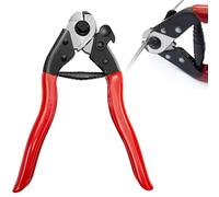 Steel DN Mate 7.6" Steel Wire Cutter Heavy Duty Stainless Steel Cable Up to 5/32" for Deck Stair Railing Wire Seals & Bicycle Cable Sharp & Precise One-Hand Operation Strong Steel Cable Cutters CC-11