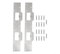 Steel Door Strike Plate 11in Reinforcement Security(Silver)