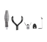 Steel Drain Snake Drill Attachment Set Cutter Headset For Pioneer Work For 4-8" Pipe Cleaning Machine