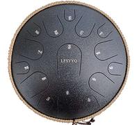 Steel Drum 15 Notes Steel Tongue Drum 13 Inch Tank Drum Zen Drum With Mallets Travel Bag For Beginner Music Lovers Gift