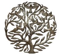 Steel Drum Art - 24 inch Tree of Life - Croix des Bouquets