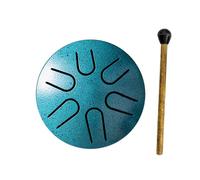 Steel Drum For Kids,6 Notes Steel Tongue Drum Musical Instrument | 3 Inches Rain Drum For Yoga, Zen Meditation, Musical Education, Camping, Entertainme