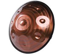Steel Drum Instrument, Handpan Drum in D Minor, 432Hz 10 Notes Steel Hand Pan Drum Set with Soft Handpan Bag, Mallets, Handpan Stand