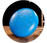 Steel Drum Set, Steel Tongue Drum 12 Inch 13 Notes With Book, Drum Bag, Steel Drum Instrument For Adults Professional,beginner (Color : Blue)