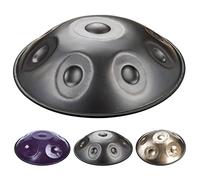 Steel Drums 18 Inch Purple - Musical Instrument With 10 Notes - Ideal For Music Enthusiasts, Sound Therapy, Meditation, And Yoga - G3 C4 D4 F4 G4 E4 - Enhance Your Musical Journey