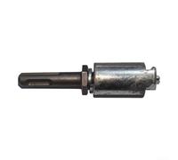 Steel Electric Hammer Adapter 16mm Square To Round Handle Link Rod With Four Pits For Heavy Duty Drilling And Unclogging Tasks(C)