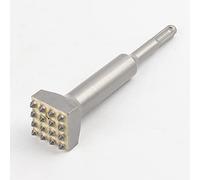 Steel Electric Hammer Chisel Bit for Surface Roughening - 16 Tooth Percussion Hammer Tool for Concrete Wall Bridge and Ceramic Tile - Roughening Chisel with Storage Case