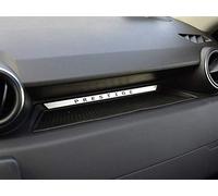 Steel Emblem Cover for DUSTER 2 II Mk2 PRESTIGE - 1pc Stainless Plate Interior Dashboard Dash Trim Kit Accessories