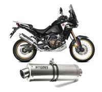 Steel Exhaust Muffler Storm by Mivv Oval Honda CRF 1100 L Africa Twin 2020 2026