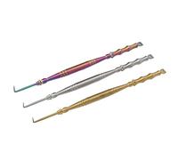 Steel Eyelash Lift Brushes Shape Lash Separator Tools 3pcs Double Ended Lash Perm Lift Tools