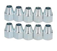 Steel Female Brake Pipe Union Fittings 1/2" x 20 UNF for 5/16" Brake Pipe 10pc