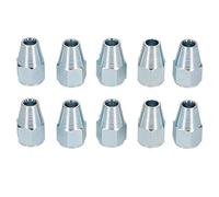 Steel Female Brake Pipe Union Fittings 7/16" x 20 UNF for 1/4" Brake Pipe 10pc
