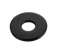 Steel Fixing Washers 10-50pcs/pack Black 304 Stainless Steel Flat Washers M1.6 M2 .5 M3 M4 M5 M6 M8 M10 Plain Gasket Ring(M2x5x0.3 50pcs)