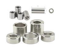 Steel Fixing Washers 10pcs M2 M3 M4 M5 M6 M8 Stainless Steel Washer Bushing Round Hollow No Thread Standoff Spacer Thickness 1/1.5/2./2.5/3/4/5~20mm(H-12mm,4.1mm x OD6)