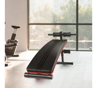 Steel Foldable Home Sit-Up Bench Red/Black