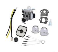 Steel for carb Rebuild Kit for Echo PB-250LN Air Filter Steel | Fits for echo PB-250, ES-250, PB-250LN, includes carburetor, gaskets, for primer bulbs for seamless repair