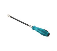 Steel For Flexible Nut Driver Hose Clamp Tool 7mm Metric Size, Bendable Shaft and Soft Grip Handle for Accessing Clamp Screws in Hard to Reach Plumbing Areas