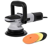 Steel Force PRP67509 6-inch Dual Action/DA Polisher, Buffer Waxer with Lock Switch and 6 Variable Speeds for Car Detailing, Tile Cleaning and Wood Polishing