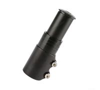 Steel Fork Tube Mounted Handlebar Extender for Adjusting Handlebar Stack Without Compromising Structural Integrity (One Size Black)