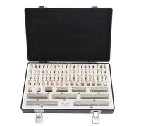 Steel Gage Block Set, 87PCS Industrial Rectangular Steel Gauge Block Set with Toolbox, High Accuracy Woodworking Tools Wide Industrial Tools Application for Measurement