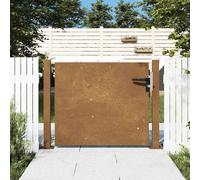 vidaXL Garden Gate 100x75 cm Corten Steel Outdoor Driveway Gate