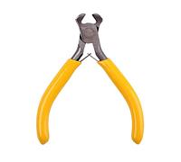 Steel Guitar Bass Mini Plier Fret Cutter with Ergonomic Handle for String Removal - Luthier Repair Tool with Ground Flush End - Yellow