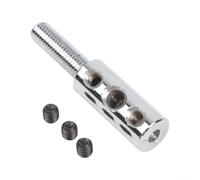 Steel Gym Machine Cable Stopper Cable Connector for Gym Equipment, Featuring Hex Socket Set Screw, Fits 5mm to 6mm Diameter Cables