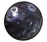 Steel Hand Drums 440hz/432hz Handpan Drum for Adults, 9/10/12 Notes Hand Pan Drum Sound Healing Instrument in D Minor with Bag Mallets Bracket(Blue,432HZ/12Note)