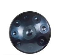Steel Hand Pan 440HZ 22inch Handpan Drum 9 Notes With Carry Bag Bracket, D Minor Steel Hand Drum, The Tone Is Ethereal and Stable. For Adults Entertainmen, Yoga