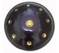 Steel Hand Pan Percussion Instruments - Handpan Drum Sets, D Minor 9/10/12 Notes Harmonic Percussion Drums Instrument For Adults/child With Travel Bag And Mallets(B,9 notes)