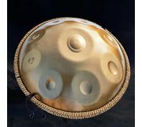 Steel Handpan Drum 432hz Professional Percussion Instrument 9/10/12 Notes Handpan 22inch For Adults Concert Meditation With Carry Bag 440hz (Color : 440Hz, Size : 9 notes)