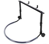 Steel Harmonica Holder Frame Adjustable Tension Spring Fit(Black)