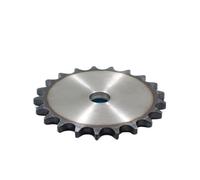 Steel Heavy Duty Motor Pinion Gear Process Hole 10-25Tooth 08B Chain Drive Flat Sprocket Roller Gear Carbon Steel Industrial Wheel(17 Teeth(Bore 12mm)