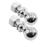 Steel Heavy Duty Trailer Hitch Ball Tow Ball 7/8 Inch 2pcs M22 | 3.5t Load Rating, Silver Finish, Secure Coupling for Trailers and Machinery, Quick Installation