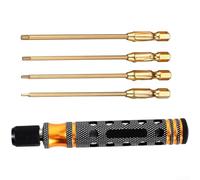 Steel Hex Key Set 1.5-3.0mm for Model Fixes Steel Hex Key Set(Gold)