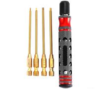 Steel Hex Key Set 1.5-3.0mm for Model Fixes Steel Hex Key Set(Red)